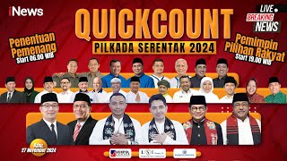 🔴LIVE  Quick Count Pilkada Serentak 2024  Rabu 27 November 2024 [upl. by Llehcar725]