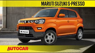 Maruti Suzuki SPresso Price Comparison vs Rivals  Autocar India [upl. by Patience]