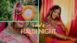 Lulus Haldi Night  The LuNaf Wedding [upl. by Ardeha142]