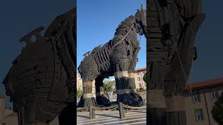 Trojan horse trojanhorse trojanischepherd  çanakkale [upl. by Lipski]