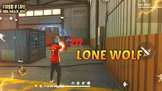 FREE FIRE 🔥MAX  OP ONETAP CHALLENGE IN LONE WOLF  HIGHLIGHTS [upl. by Iseabal93]