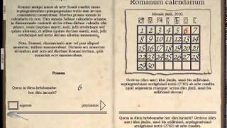 Roman Calendar page from Mundus [upl. by Lhamaj579]