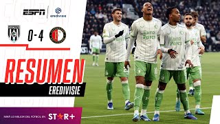 ¡ASISTENCIA DE SANTIAGO GIMÉNEZ Y GOLEADA DEL CLUB DEL PUEBLO  Heracles 04 Feyenoord  RESUMEN [upl. by Kcirrez]