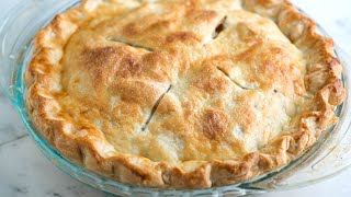 Easy Flaky Butter Pie Crust Recipe [upl. by Attelrac]