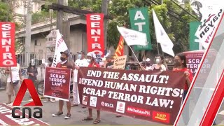 Philippine court hears petitions against antiterror law [upl. by Giovanna]