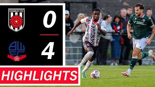 HIGHLIGHTS  Chorley 04 Bolton Wanderers [upl. by Nnaitsirk365]