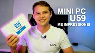 O MINI PC MAIS BARATO DO MUNDO  Beelink U59  DEU ATÉ PRA JOGAR  Unboxing e Impressões [upl. by Narod]