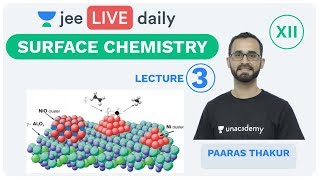 JEE Mains Surface Chemistry L 3  Class 12  Unacademy JEE  IIT JEE Chemistry  Paaras Sir [upl. by Chemar]