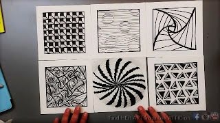 6 Optical Illusion Drawing Techniques amp Patterns [upl. by Wilbert376]