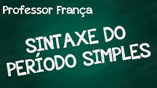 Sintaxe do Período Simples  Tiradúvidas [upl. by Proffitt]