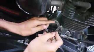 HOW TO REPAIR BIKE SELF MOTOR STARTER MOTOR [upl. by Maryellen444]