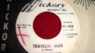 Rare Rockabilly Sample 45 Travelin Man Kearney Williams Hickory Records 1963 [upl. by Adnahsal332]