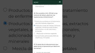 Examen SICAD COFEPRIS ACTUALIZADO aprobado con 10 obtén tu constancia a la primera [upl. by Gwenette]