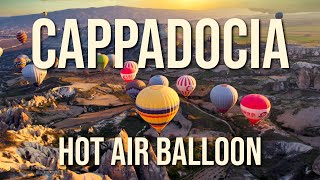 Zbor cu balonul cu aer cald peste Văile Goreme din Cappadocia  Anatolian Balloons 4K [upl. by Luehrmann84]