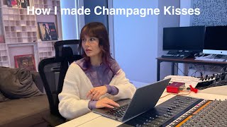 Champagne Kisses  Behind the Song  Music Production Songwriting Vlog Spilling tea [upl. by Mallissa]