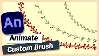 Create Custom Brush  Adobe Animate CC Tutorial [upl. by Oiralednac749]