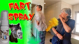 FARTING with the Strongest FART SPRAY 🤢💩 Funny Fart Prank 😝 [upl. by Annairt]