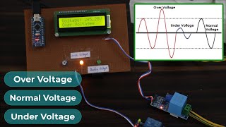 AC Over Voltage amp Under Voltage Protection amp Monitoring System with Arduino amp ZMPT101B [upl. by Elacim808]