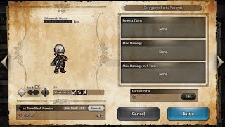 Octopath CotC 9S EX3 Adversary Log [upl. by Dailey]