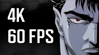 Berserk 1997 OP  4K 60FPS [upl. by Etnoval]