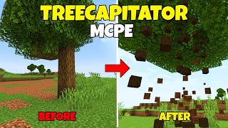 Download Treecapitator Addon For Minecraft Pe  Treecapitator Mod For 120 Minecraft Bedrock [upl. by Doralynne]