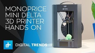 Monoprice Mini Delta 3D Printer  Hands On Review [upl. by Kado]