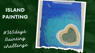 Day  3  Easy Acrylic Painting tutorial for beginners  365dayschallenge trending [upl. by Burnett]