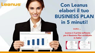 Con Leanus elabori il Business Plan in 5 minuti [upl. by Corinne]