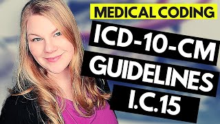 ICD10CM MEDICAL CODING GUIDELINES EXPLAINED  CHAPTER 15  PREGNANCY CHILDBIRTH amp PUERPERIUM [upl. by Farrand]