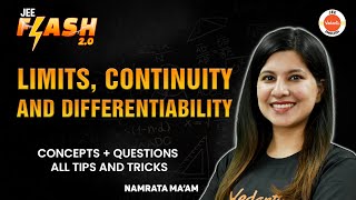 Limits Continuity And Differentiability  JEE 202425  PYQs  Namrata Maam [upl. by Gustavo]