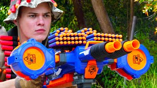 Nerf War Million Subscribers Battle 2 [upl. by Atinus]