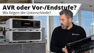 AV Receiver oder Vor EndstufenKombination  Vor und Nachteile  Frank erklärt die Unterschiede [upl. by Alyam]