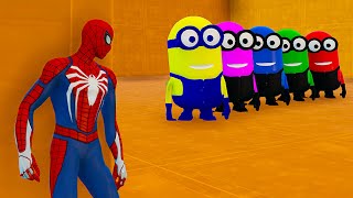 ✅GTA5 Epic Ragdolls  RED SPIDERMAN VS RED MINION VS SUPER HEROS FAILS Euphoria Ragdolls Physics [upl. by Carolyne614]