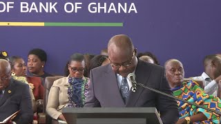 COMMISSIONING OF THE BANK SQUARE  HEADQUARTERS OF THE BANK OF GHANA  20th Nov 2024 [upl. by Lelah471]