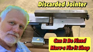 Fixing my broken jointer  Can it be saved diyprojects repair restore [upl. by Fabio]