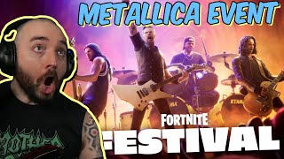 Metal Head Reacts to Fortnite Metallica Event [upl. by Rafaello745]