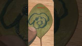 One line art on a leaf shorts viral aramnabeel fypシ゚ [upl. by Lellih]