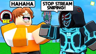 I Went UNDERCOVER And STREAM SNIPED My BROTHER Roblox Bedwars [upl. by Sheng]