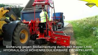 Seitenfertiger HYDROG DG1500 für den Banketteinbau und zur Strassenverbreiterung [upl. by Kappel]