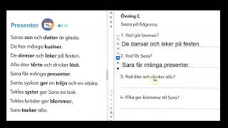 Läsförståelse Presenter tisdag 8 oktober [upl. by Anegue175]