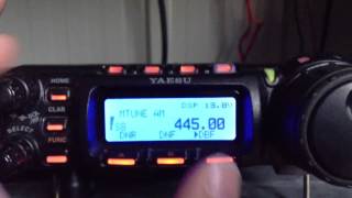 FT 857d CW and Filter [upl. by Blasius822]