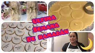 Ultima semana de ramadan Preparando galletas decoradas  Hanan [upl. by Suolevram603]