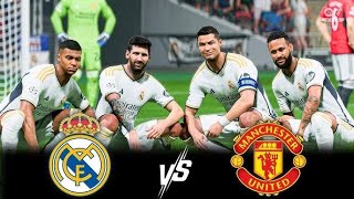 FC 24  Ronaldo Messi Neymar All Star  Real Madrid vs Manchester United [upl. by Lolly]