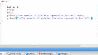 C Programming Tutorial8 Modular Division [upl. by Eillen507]