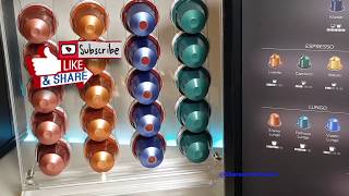 Nespresso Versilo Capsule dispenser  view collection Unboxing [upl. by Adelice161]