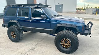 Built 2001 Jeep Cherokee XJ RestoMod in Royal Blue Metallic [upl. by Iden]