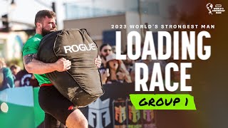 LOADING RACE Group 1  2023 Worlds Strongest Man [upl. by Teryn567]