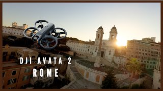 DJI AVATA 2  FLYING IN ROME [upl. by Yecak]