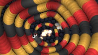 Slitherio  BIGGEST SNAKE EVER  Road to World Record 1 [upl. by Dorrahs]