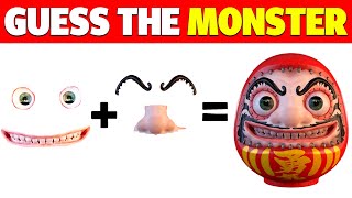 Guess the MONSTERS BODY PARTS GODS WILL  Canon Mode  other Scary Roblox Obby Monsters [upl. by Ellenahs]